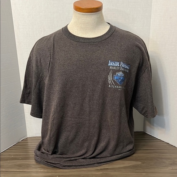 HARLEY DAVIDSON ALASKA GRAY TEE SHIRT MENS SIZE XL - Picture 3 of 12